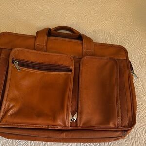 Wilson’s Leather Brown Leather Men's Bag computer/document bag